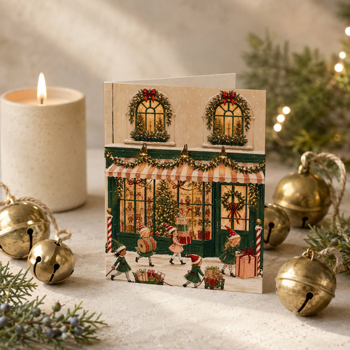 La carte de l'atelier de Noël