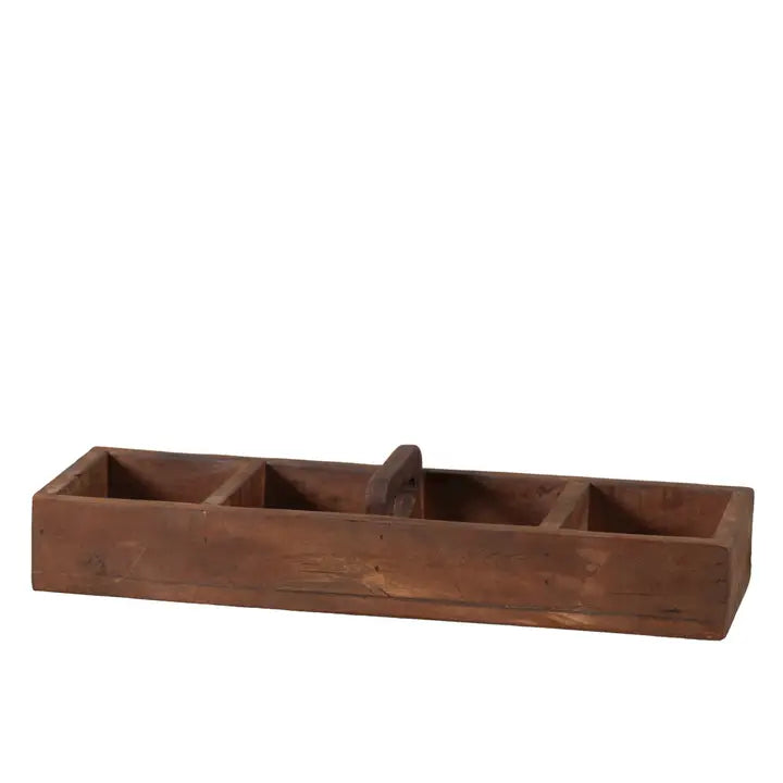 Moule à briques vintage en bois