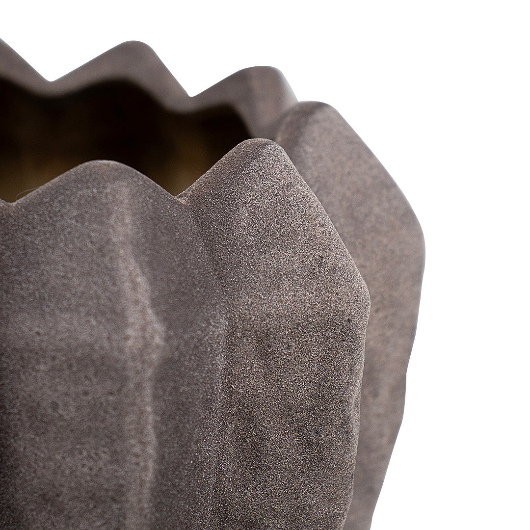 VASE EN CÉRAMIQUE Brun petit