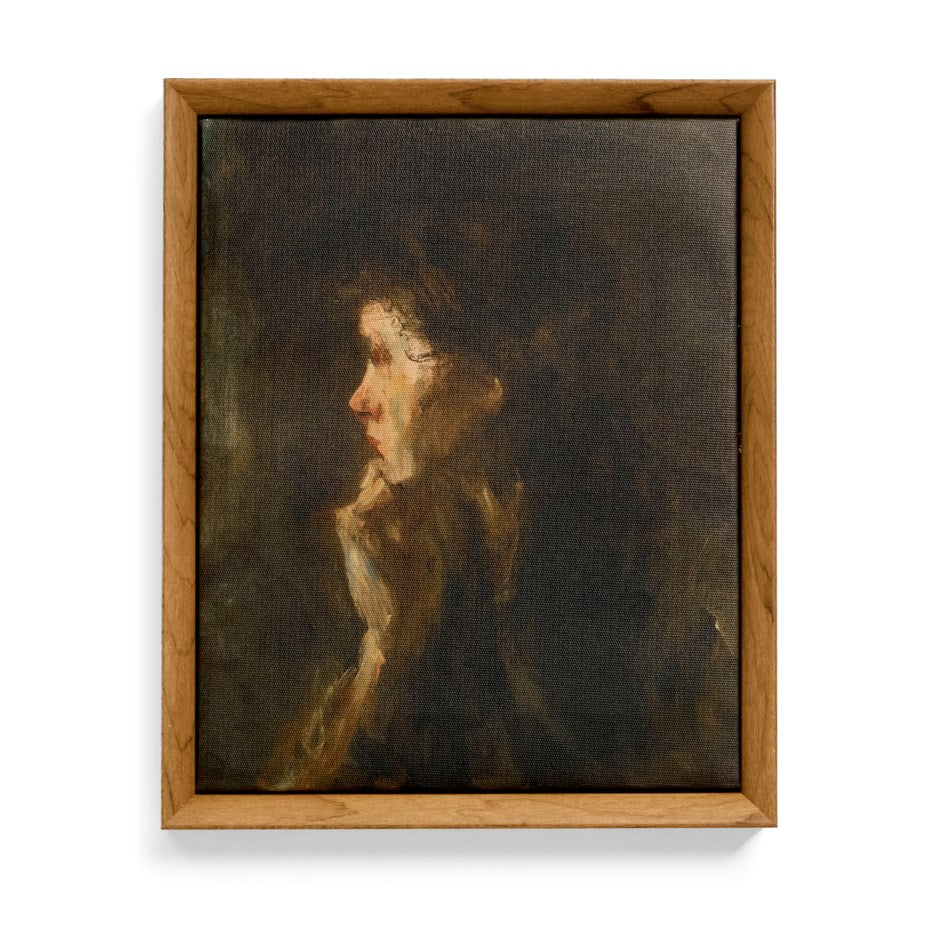 Affiche vintage - Portrait de femme