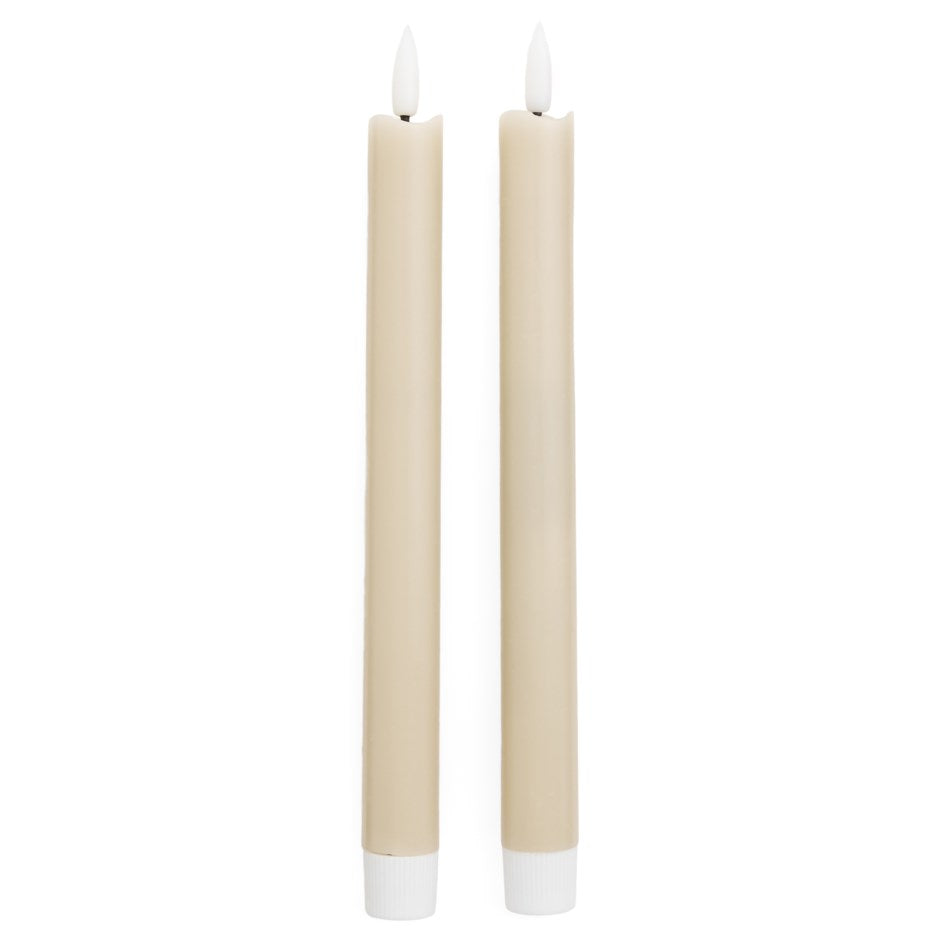 Duo chandelles LED Beige