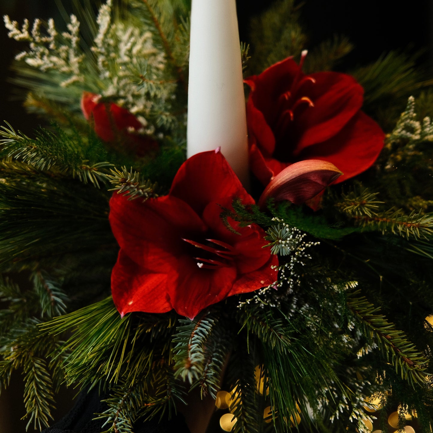 Centre de table- Rouge