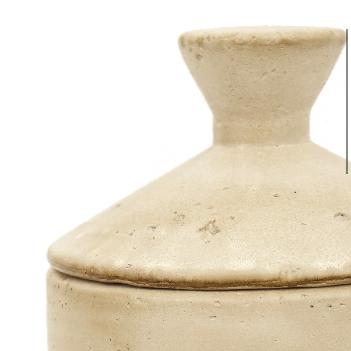 POT EN CIMENT, BEIGE