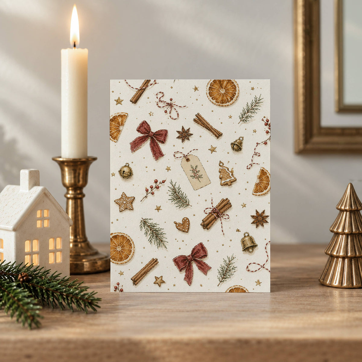 Carte de vœux de Noël