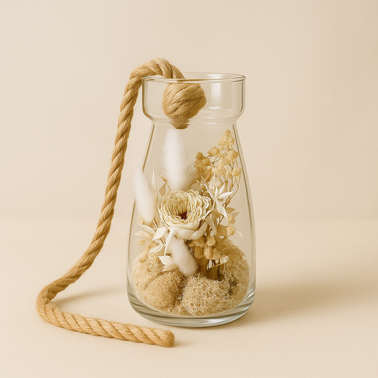 Terrarium - fleurs séchées