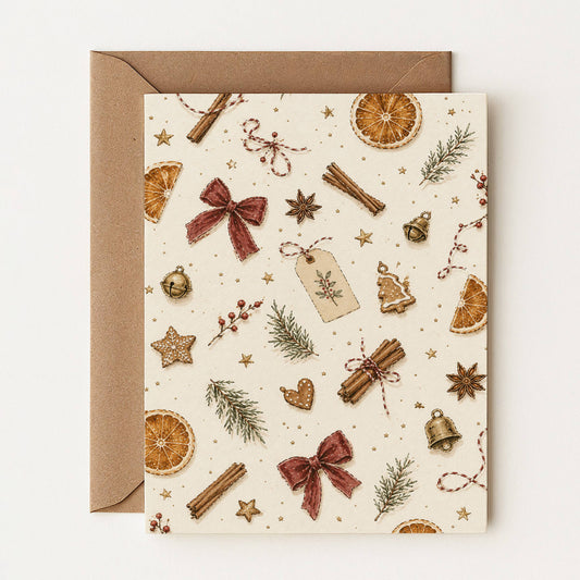 Carte de vœux de Noël