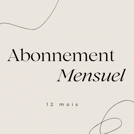 Abonnement floral mensuel pour 1 an