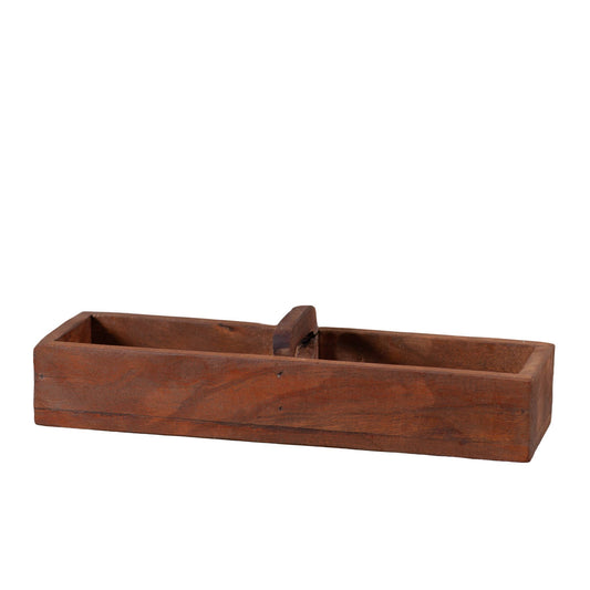 Moule à briques vintage en bois