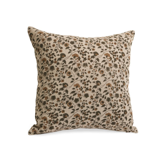 Coussin en coton imprimé à la main