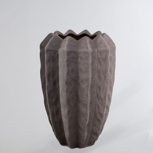 VASE EN CÉRAMIQUE Brun