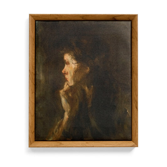 Affiche vintage - Portrait de femme