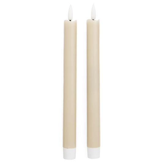 Duo chandelles LED Beige
