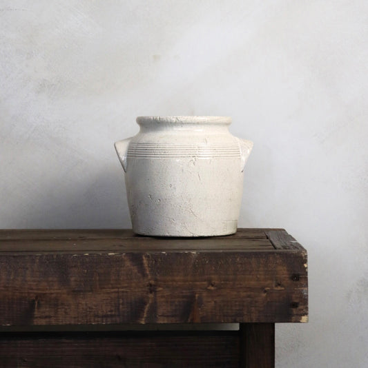 VASE EN TERRACOTTA, BEIGE