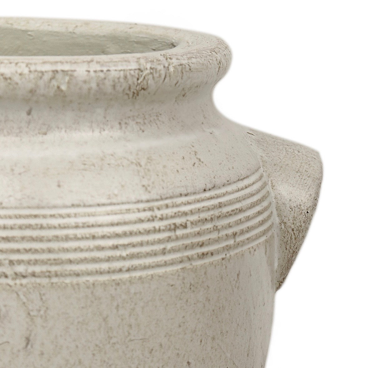 VASE EN TERRACOTTA, BEIGE