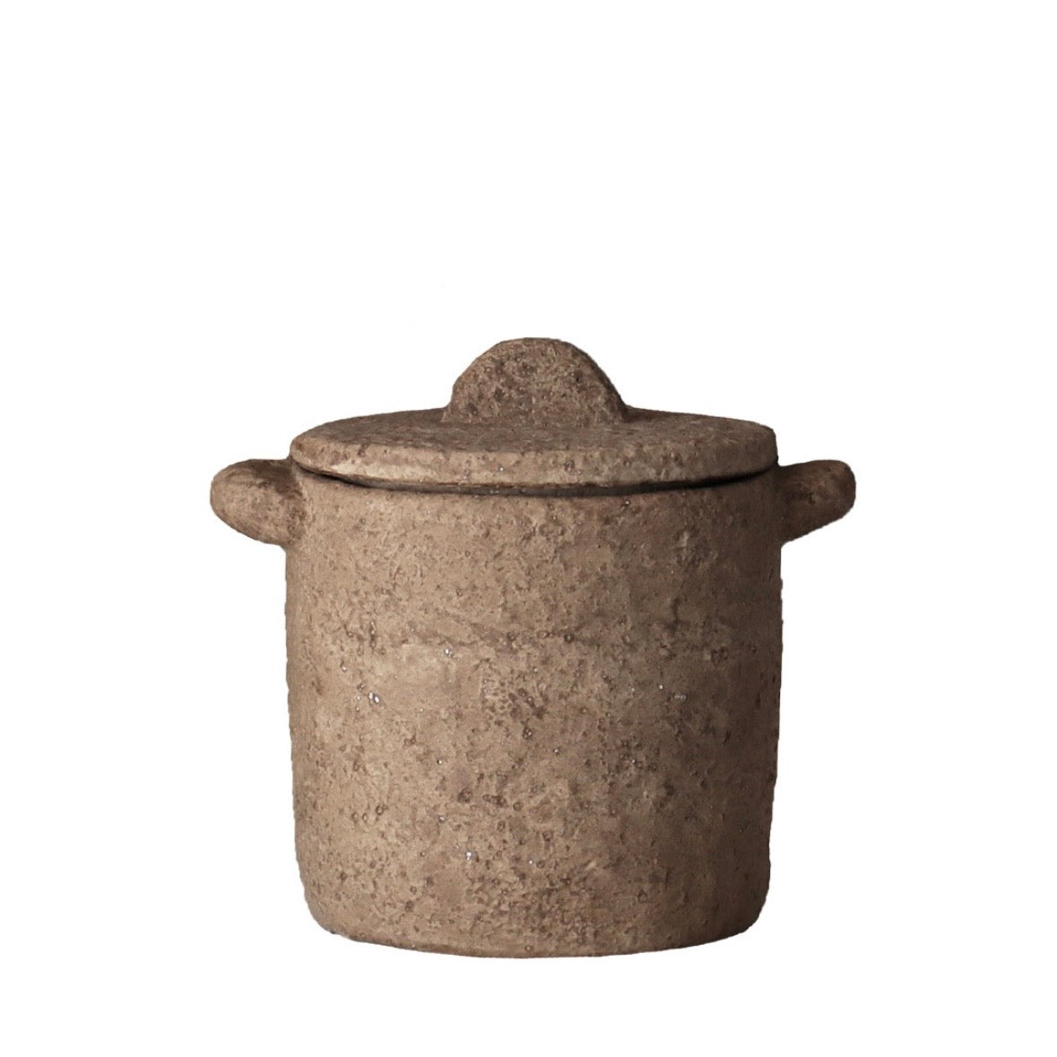 POT EN CIMENT, BRUN
