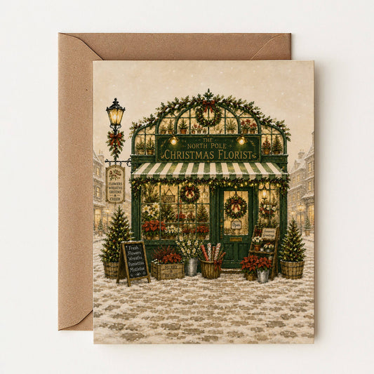 Carte de la boutique de fleurs du Pôle Nord
