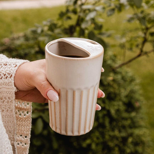 Tasse à Emporter Cannelée